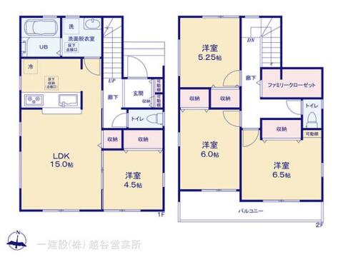 リーブルガーデン春日部市大沼第3 間取り5