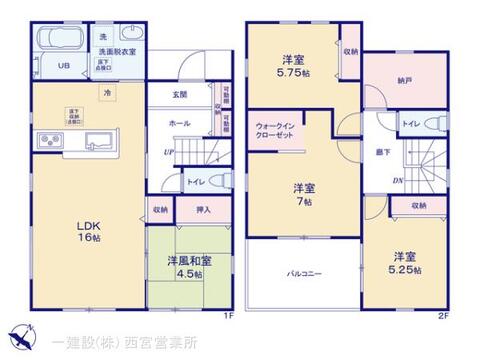 リーブルガーデン富田林市廿山 間取り1