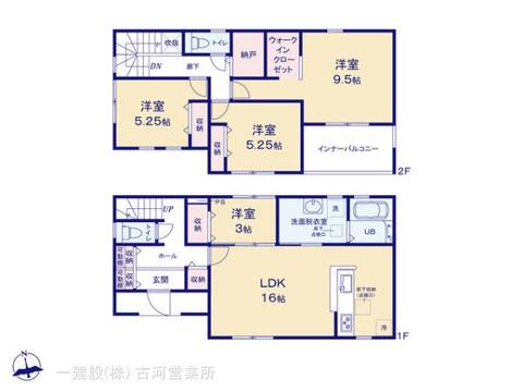 リーブルガーデン古河鴻巣第６ 間取り3