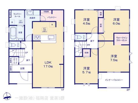 リーブルガーデン福津市西福間３丁目 間取り1