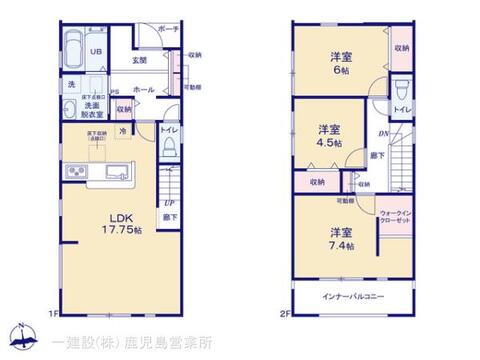 リーブルガーデン鹿児島市小野 間取り1
