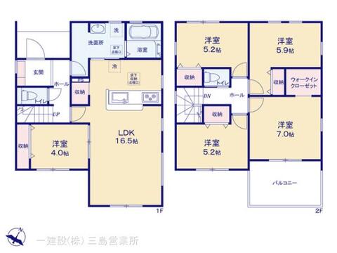 リーブルガーデン富士宮市宮原 間取り1