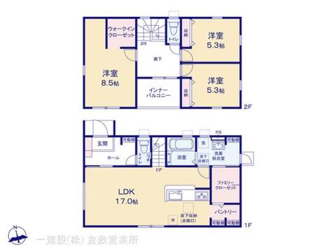 リーブルガーデン福山新市町宮内 間取り1