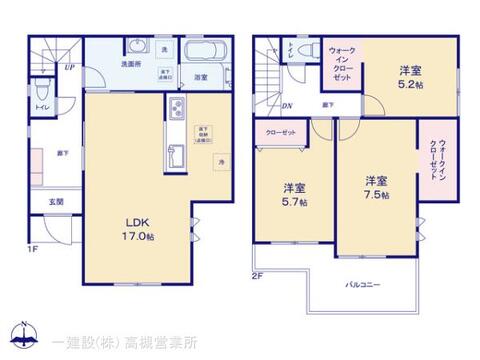 リーブルガーデン豊中市桜の町６期 間取り1
