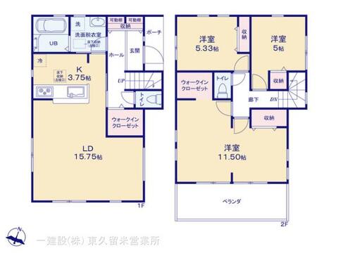 リーブルガーデン富士見市渡戸1丁目 間取り1