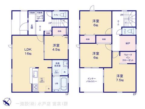 リーブルガーデンひたちなか堀口第４ 間取り1