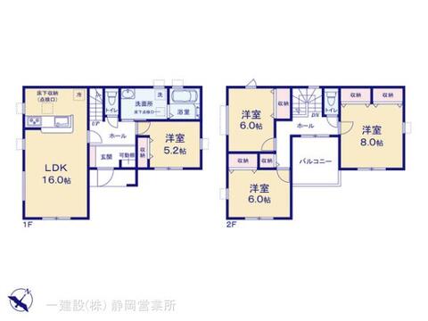 リーブルガーデン島田市金谷東2丁目4期 間取り1