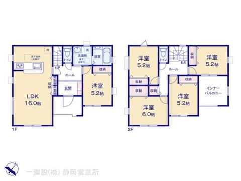 リーブルガーデン島田市金谷東2丁目4期 間取り3