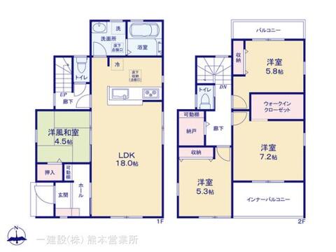 リーブルガーデン北区鶴羽田第七 間取り1