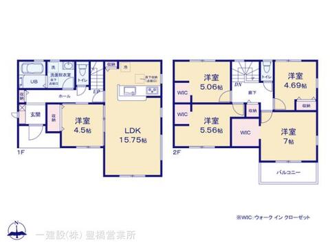 リーブルガーデン豊橋市高師町５９期 間取り1
