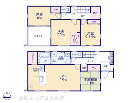 リーブルガーデン小美玉市清風台団地第６ 間取り1