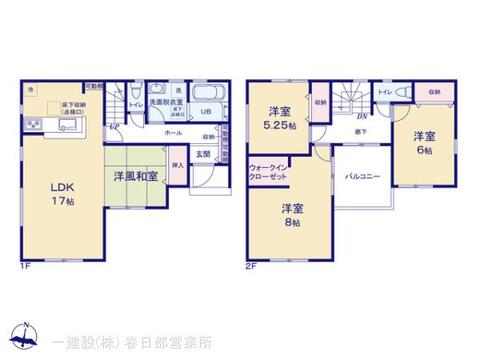 リーブルガーデン吉川市新栄 間取り1