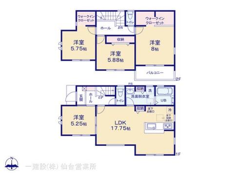 リーブルガーデン東中田４丁目第２ 間取り5