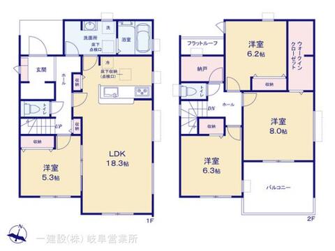 リーブルガーデン岐阜市日野南第４ 間取り1