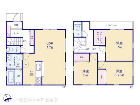 リーブルガーデン垂水区仲田2期 間取り1
