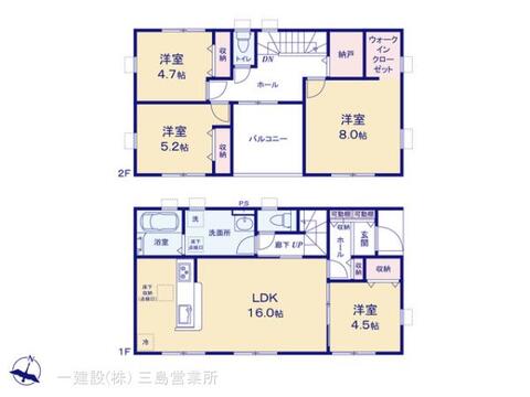 リーブルガーデン清水区八千代町 間取り1