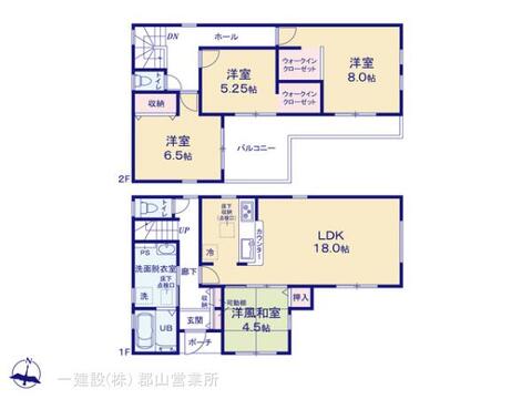 リーブルガーデン須賀川森宿第8 間取り1