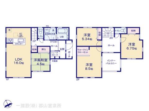 リーブルガーデン須賀川森宿第8 間取り3