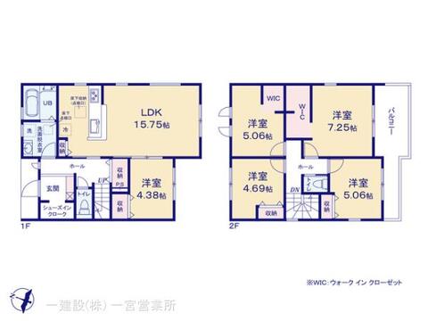 リーブルガーデン岐阜市島田 間取り3