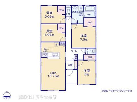 リーブルガーデン豊川第７６御津町御馬東 間取り5