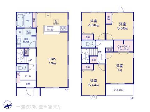 リーブルガーデン岡崎市能見町 間取り3