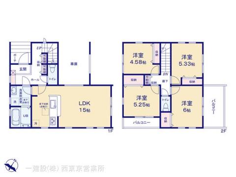 リーブルガーデン新座石神第三 間取り1