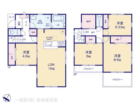 リーブルガーデンあきる野五日市第１０ 間取り1