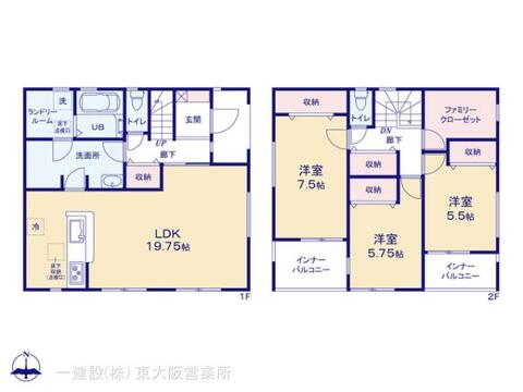 リーブルガーデン御所市南十三３期 間取り5