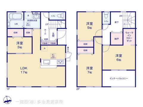 リーブルガーデン犬山市郷西 間取り3