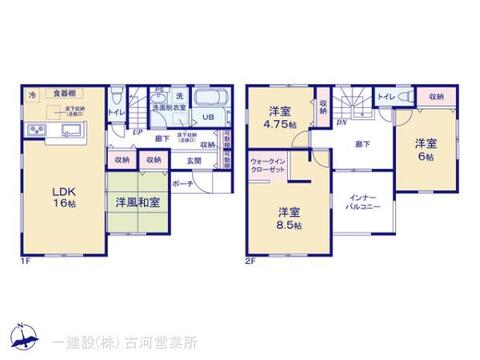 リーブルガーデン久喜佐間 間取り1