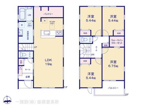 リーブルガーデン蒲郡市三谷二舗５９期 間取り1
