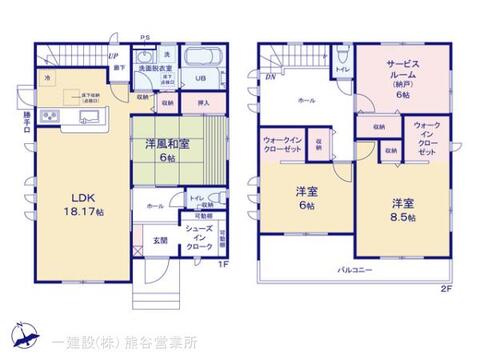 リーブルガーデン深谷上柴町西第3 間取り1