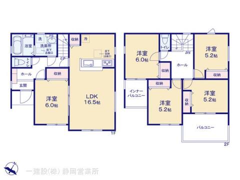 リーブルガーデン富士宮市宮原5期 間取り3