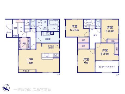 リーブルガーデン東広島市高屋町高屋東第２ 間取り1
