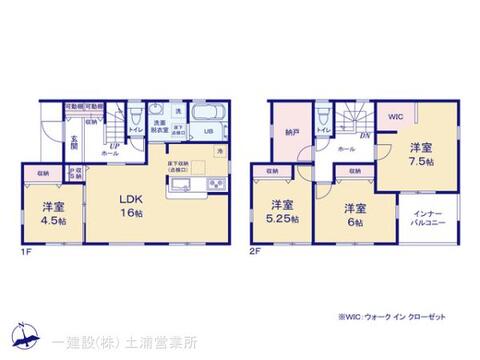 リーブルガーデン第２土浦市並木 間取り1
