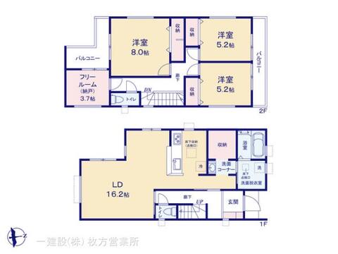 リーブルガーデン生野区田島３丁目 間取り1