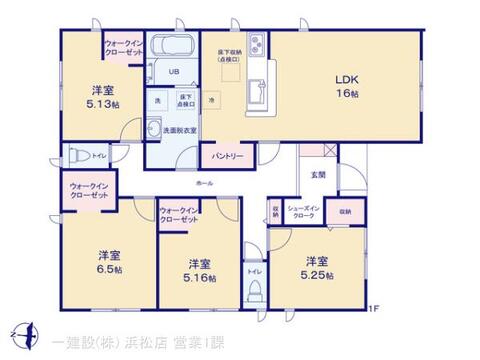 リーブルガーデン磐田掛塚新町２期 間取り1