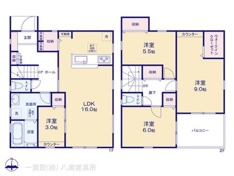リーブルガーデン三郷市鷹野17期 間取り1