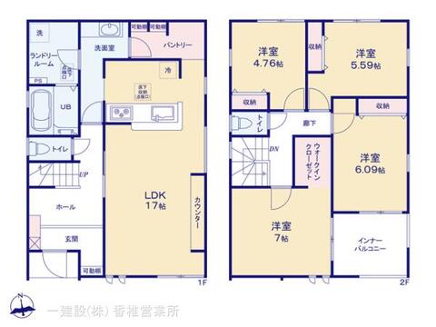 リーブルガーデン小郡市三沢 間取り3