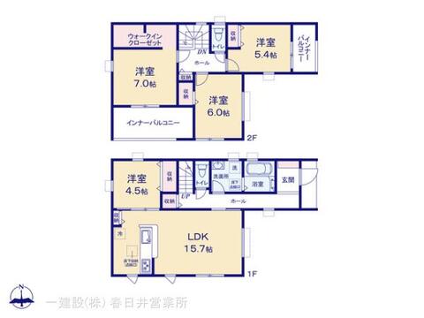 リーブルガーデン岩倉市八剱町郷 間取り3