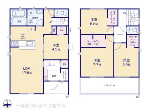 リーブルガーデン岩倉市八剱町郷 間取り7