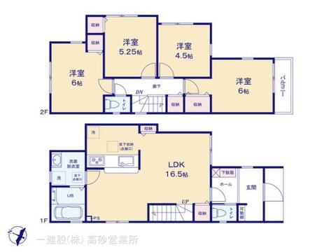 リーブルガーデン流山市富士見台１丁目 間取り1