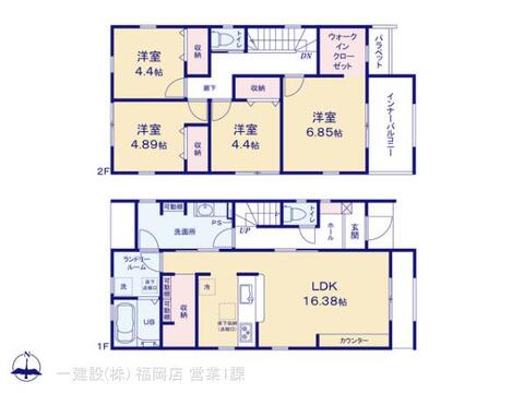 リーブルガーデン福津市西福間３丁目 間取り1