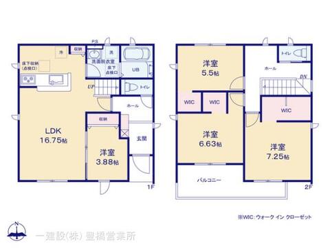 リーブルガーデン豊橋市高師町５９－２期 間取り1