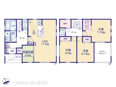 リーブルガーデン笹谷塗谷地 間取り1