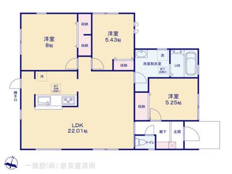 リーブルガーデン奈良押熊町４期 間取り7