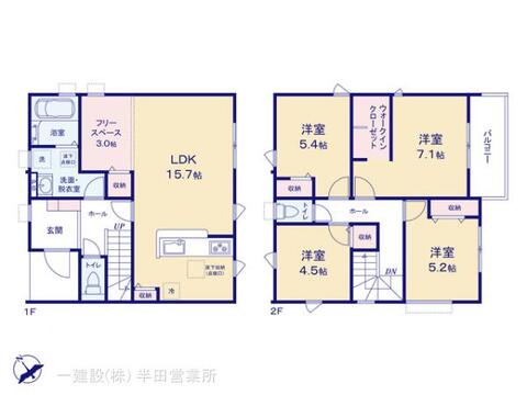 リーブルガーデン碧南市岬町 間取り1