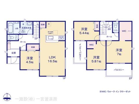 リーブルガーデン一宮市苅安賀駅西 間取り1