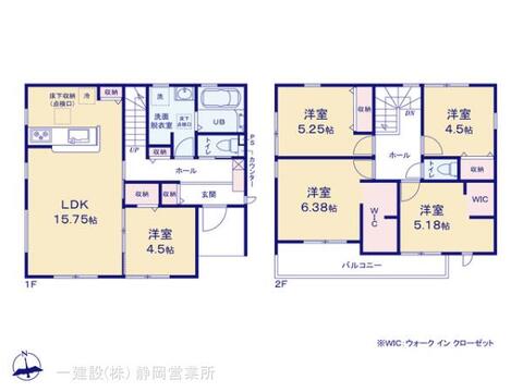 リーブルガーデン焼津市小川５期 間取り1