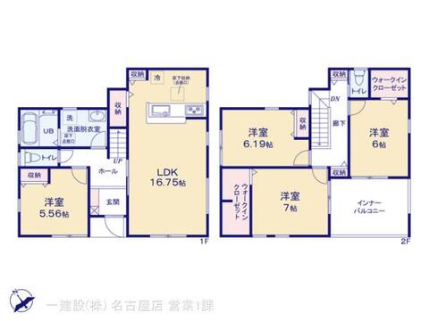 リーブルガーデン東員町山田 間取り1